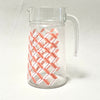 Carafe en verre decoré Annees 70 Carafe en verre decoré Annees 70