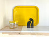 Plateau 5006 jaune Ettore Sottsass Alessi Plateau 5006 jaune Ettore Sottsass Alessi