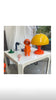 Lampe Gulp bleue Ingo Maurer 1969 Lampe Gulp bleue Ingo Maurer 1969