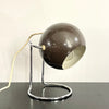Petite lampe boule marron Années 70 Petite lampe boule marron Années 70