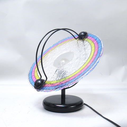 Paire de lampes italiennes disco Toffoli Années 80