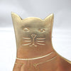 Dessous de plat Chat en laiton Rosenthal Netter Annees 70 Dessous de plat Chat en laiton Rosenthal Netter Annees 70