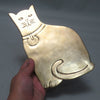 Dessous de plat Chat en laiton Rosenthal Netter Annees 70 Dessous de plat Chat en laiton Rosenthal Netter Annees 70