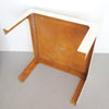 Table basse fibre de verre Kostka Années 70 Table basse fibre de verre Kostka Années 70