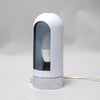 Lampe blanche à volet pivotant Années 70 Lampe blanche à volet pivotant Années 70