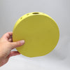 Vase disque jaune Années 80 Vase disque jaune Années 80
