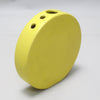 Vase disque jaune Années 80 Vase disque jaune Années 80