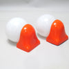 Paire d'appliques orange Années 70 Paire d'appliques orange Années 70