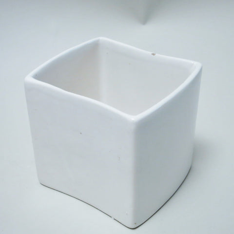 Vase blanc Franco Bettonica Sezione Design Gabbianelli