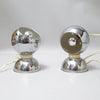 Paire de lampes boule chromées Reggiani Années 60 Paire de lampes boule chromées Reggiani Années 60