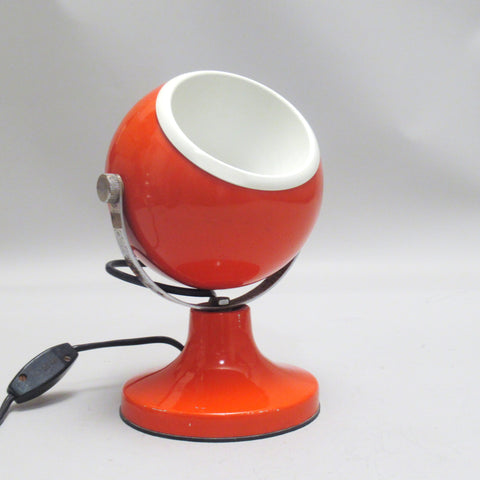 Lampe boule italienne orange Années 70
