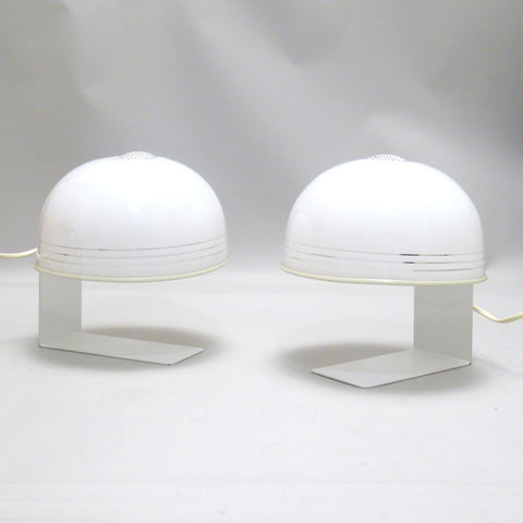 Paire de lampes Mollin Italie Années 80