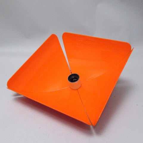 Suspension Trèfle orange Gerard Rignault Années 70