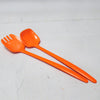 Couverts à salade orange Années 70 Couverts à salade orange Années 70