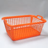 Panier de rangement orange Années 70/80 Panier de rangement orange Années 70/80