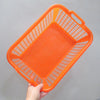 Panier de rangement orange Années 70/80 Panier de rangement orange Années 70/80