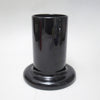 Vase rouleau noir Pino Spagnolo Sicart Vase rouleau noir Pino Spagnolo Sicart