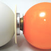 Lampe boule orange Années 70 Lampe boule orange Années 70