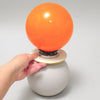Lampe boule orange Années 70 Lampe boule orange Années 70