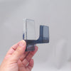 Paire de patères plexi et chrome Annees 1970 Paire de patères plexi et chrome Annees 1970