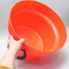 Panier de rangement orange Lever Années 70 Panier de rangement orange Lever Années 70