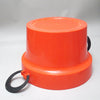 Panier de rangement orange Lever Années 70 Panier de rangement orange Lever Années 70