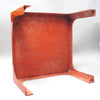 Table basse en fibre de verre orange Prisunic Années 70 Table basse en fibre de verre orange Prisunic Années 70