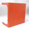 Table basse en fibre de verre orange Prisunic Années 70 Table basse en fibre de verre orange Prisunic Années 70