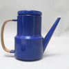 Bouilloire scandinave en métal émaillé bleu Bouilloire scandinave en métal émaillé bleu
