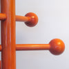 Portemanteau en bois orange Années 70 Portemanteau en bois orange Années 70