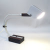 Lampe de bureau italienne en bois et aluminium Années 70 Lampe de bureau italienne en bois et aluminium Années 70