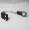 Lampe de bureau italienne en bois et aluminium Années 70 Lampe de bureau italienne en bois et aluminium Années 70