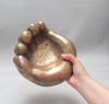 Vide-poche Main géante en bronze Annees 80 Vide-poche Main géante en bronze Annees 80