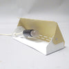 Applique moderniste à volet pivotant beige Années 80 Applique moderniste à volet pivotant beige Années 80