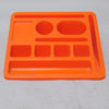 Rangement de bureau ou Organizer orange Années 70 Rangement de bureau ou Organizer orange Années 70
