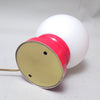 Lampe boule rouge Années 60 Lampe boule rouge Années 60