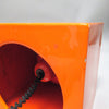 Lampe cube en céramique orange Années 70 Lampe cube en céramique orange Années 70