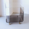 Table basse en Altuglas bicolore Michel Dumas Roche Bobois Table basse en Altuglas bicolore Michel Dumas Roche Bobois