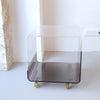 Table basse en Altuglas bicolore Michel Dumas Roche Bobois Table basse en Altuglas bicolore Michel Dumas Roche Bobois