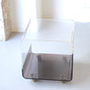 Table basse en Altuglas bicolore Michel Dumas Roche Bobois Table basse en Altuglas bicolore Michel Dumas Roche Bobois