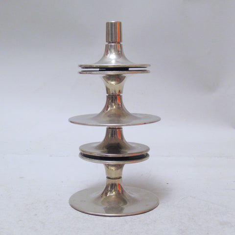 Deux bougeoirs Nagel Chrome 1965