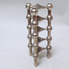 Cinq Bougeoirs Nagel Chrome 1965 Cinq Bougeoirs Nagel Chrome 1965