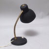 Petite lampe de bureau vintage noire Années 50/60 Petite lampe de bureau vintage noire Années 50/60