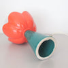 Lampe Fleur en ceramique Années 80 Lampe Fleur en ceramique Années 80