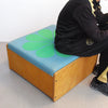 Coffre-pouf à fleur Terence Conran Prisunic 1968 Coffre-pouf à fleur Terence Conran Prisunic 1968