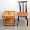 Trolley cubique scandinave circa 1970 Trolley cubique scandinave circa 1970