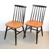 Paire de chaises suédoises Fanett Ilmari Tapiovaara 1960 Paire de chaises suédoises Fanett Ilmari Tapiovaara 1960