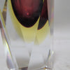 Vase prisme Sommerso Murano Flavio Poli Années 50/60 Vase prisme Sommerso Murano Flavio Poli Années 50/60