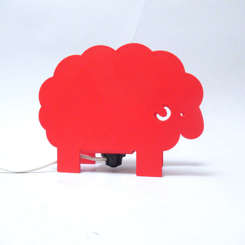 Lampe Mouton rouge Italie Années 70