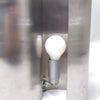 Lampe turbine en acier circa 1970 Lampe turbine en acier circa 1970